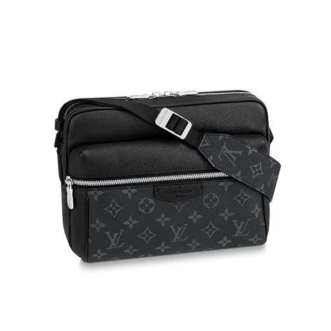 lv outdoor messenger bag black|lv messenger bag men black.